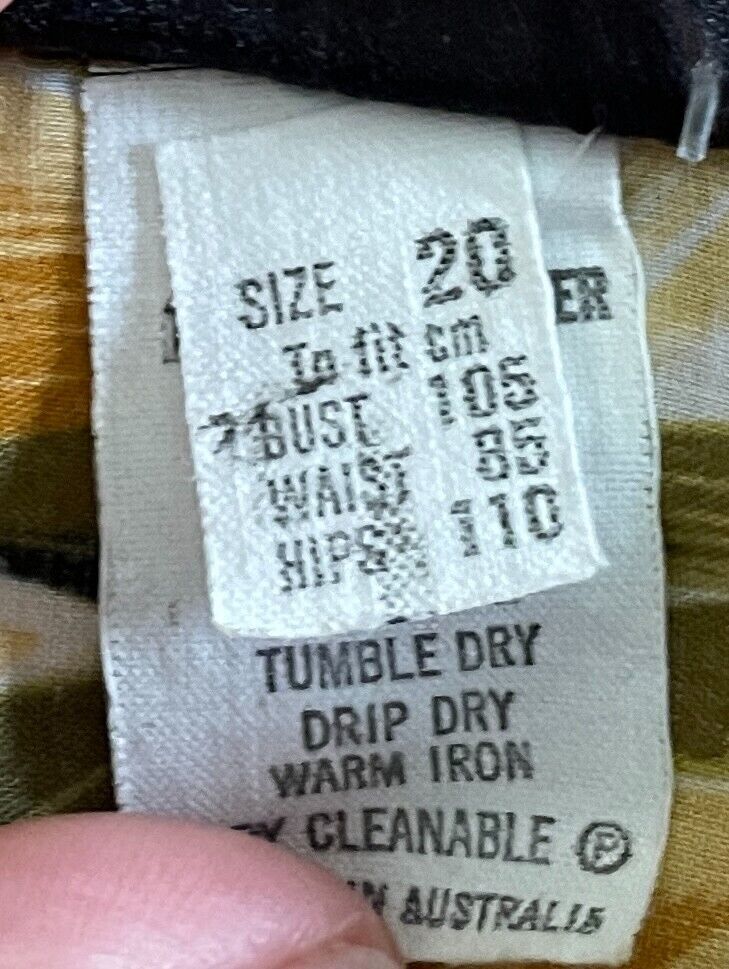 EXCEPTIONAL Top Multicoloured Floral Print Button Front Blouse Plus Size 20