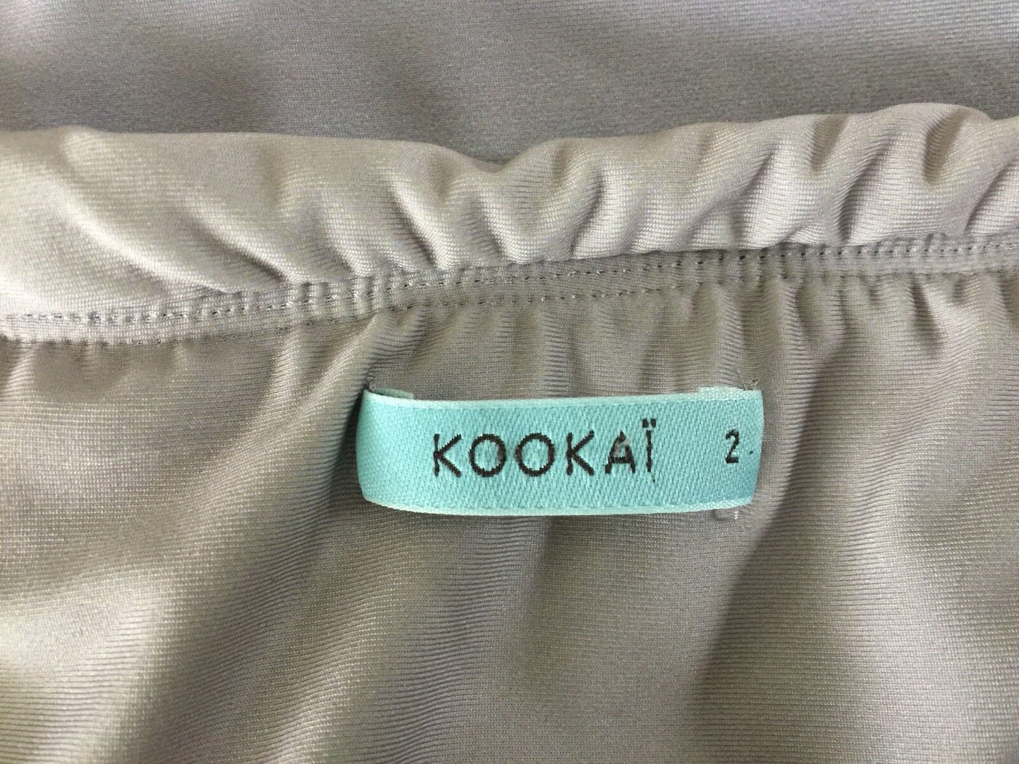 KOOKAI MINI Strapless Dress Bodycon Grey & Blue Ombre Ladies Size 2 AU 10