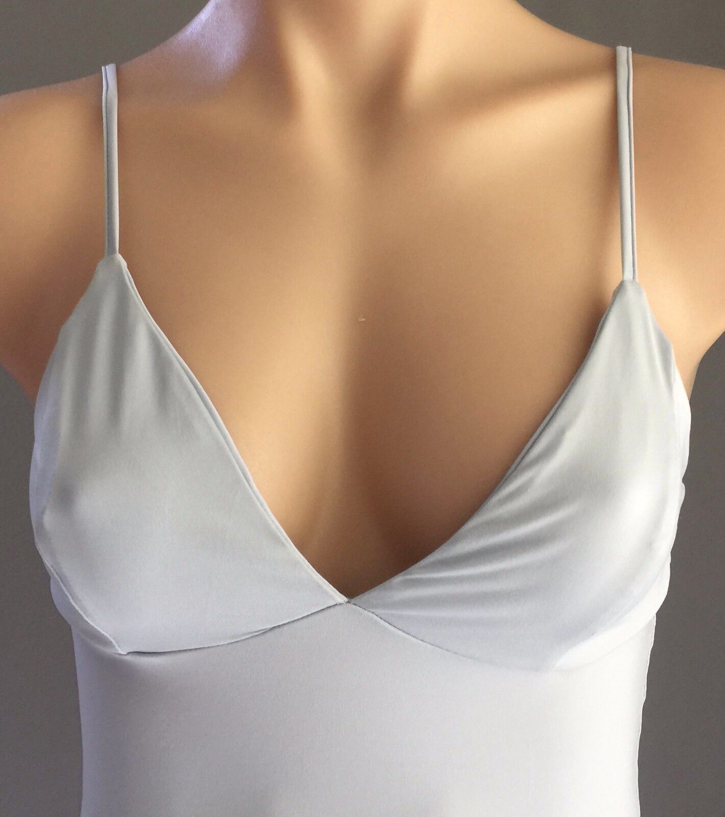 KOOKAI Camisole Top Ice Blue Stretch Sleeveless Singlet Ladies Size 1 AU 10