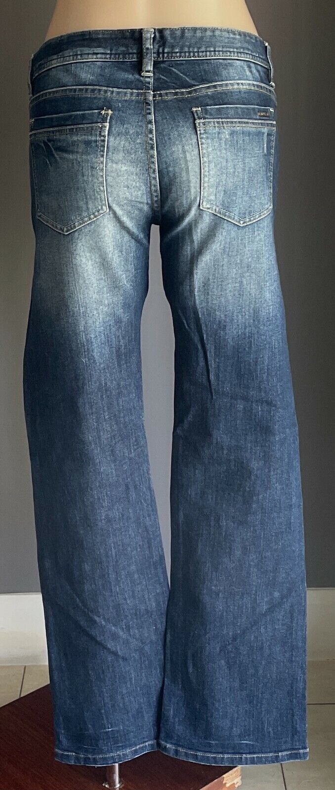 JEANSWEST Denim Jeans Blue Slim Bootcut Mid Rise Ladies Size 13