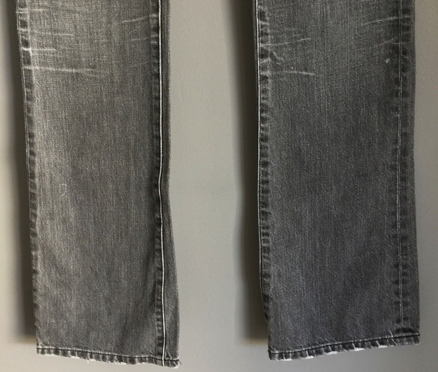 LEE "Lo Ryder Bootcut" Jeans Distressed Grey Wash Denim Ladies Size 7 5 Pocket