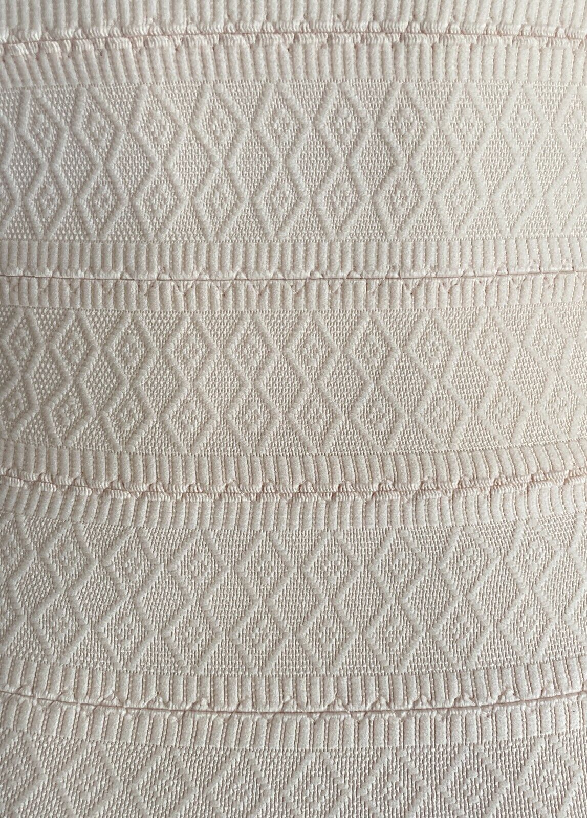 WAIST TRAINER Beige Elastic Hook & Eye Closure Cincher Sz M Textured Fabric Belt