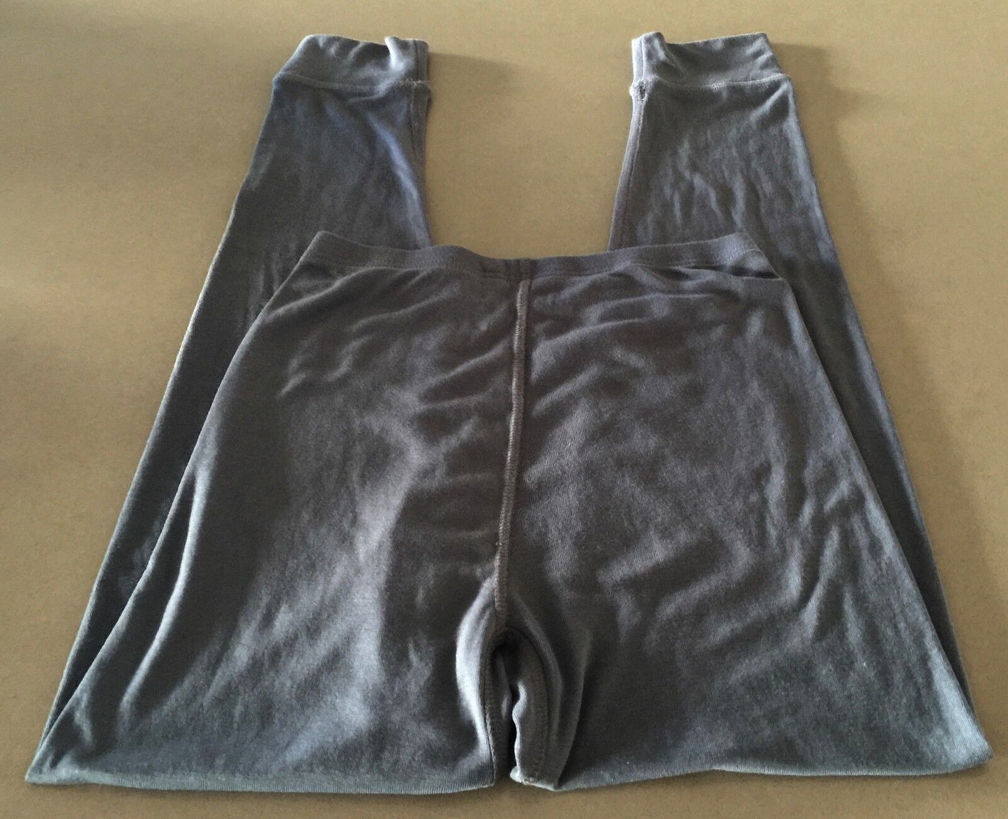 CRANE Leggings Light Grey Long Length Base Layer Pants Ladies Size S 10 NEW
