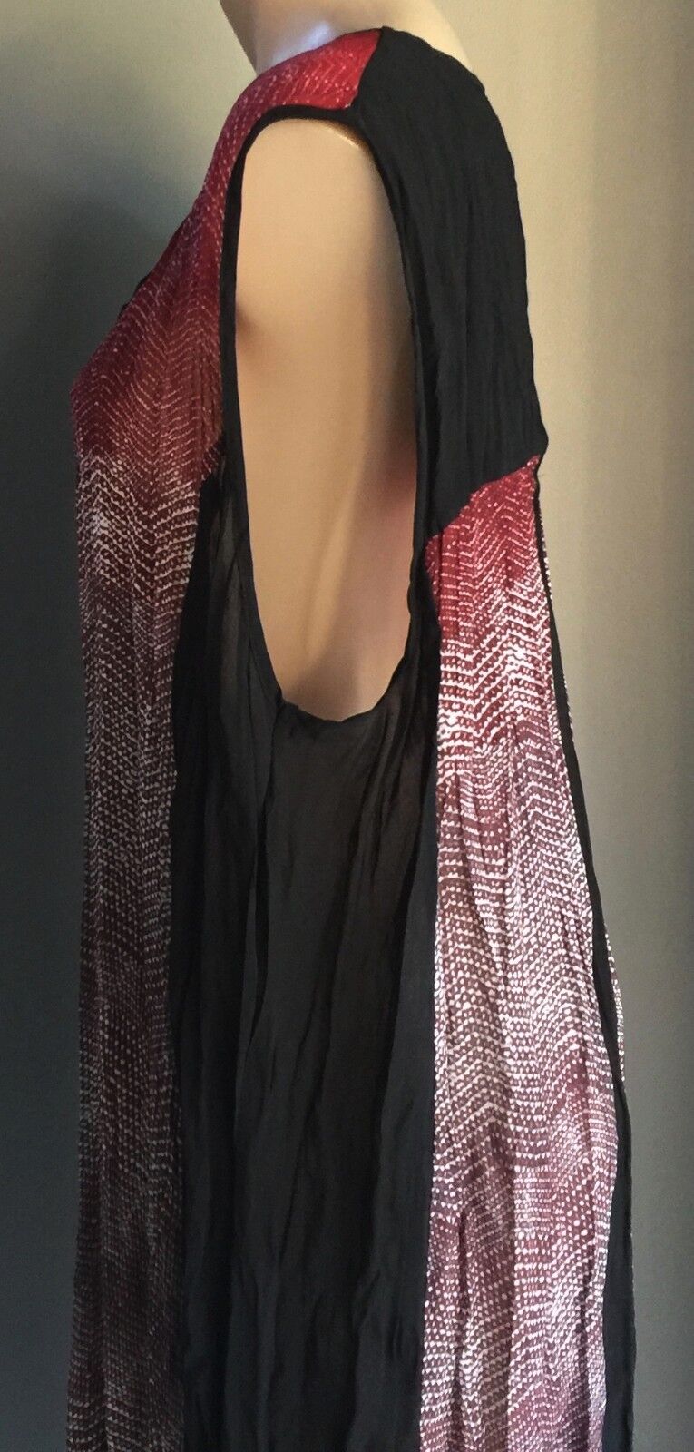 TAKING SHAPE TS Multi Colour Sheer Panel Sleeveless Dress Plus Size 24 NEW