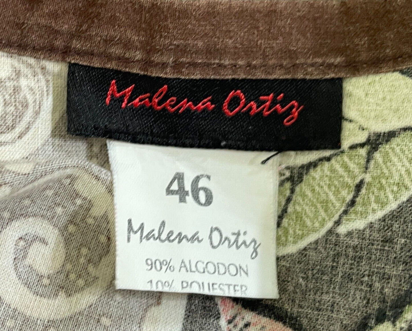 MALENA ORTIZ Circle Skirt Multicoloured & Print Knee Length Size 46 AU 18