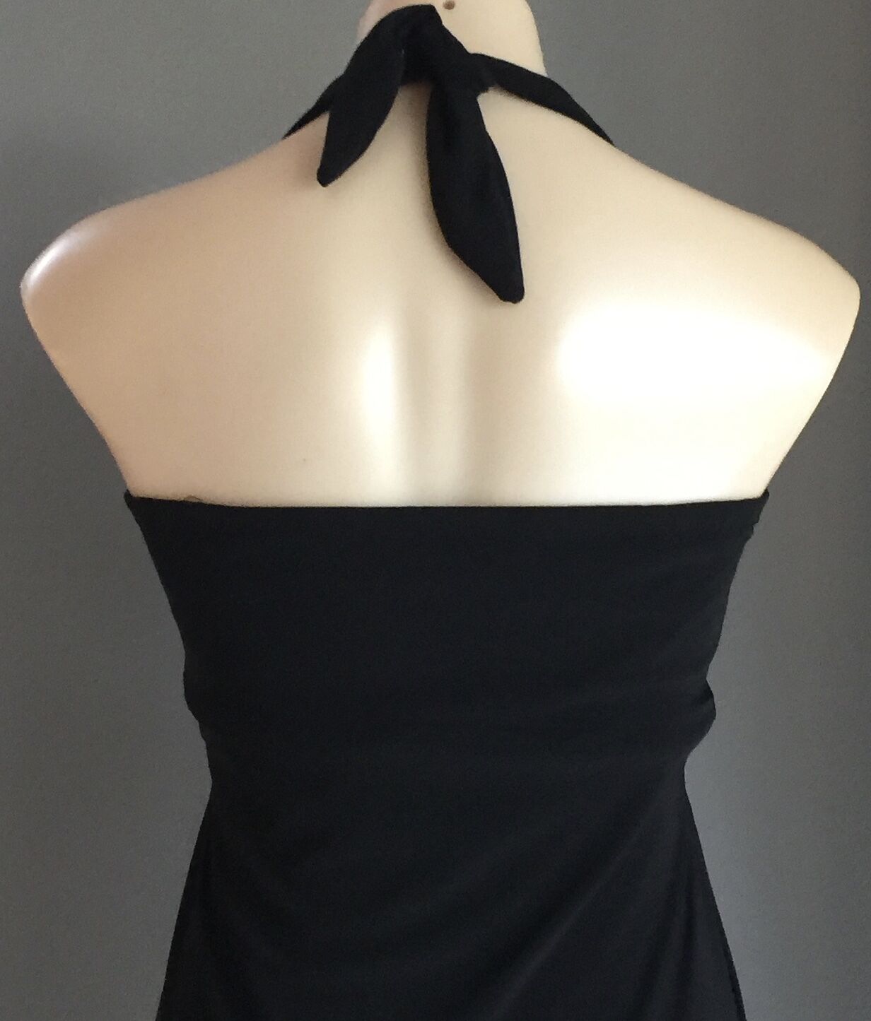 RUTH TATE SYDNEY Halter Neck Dress Size 8 10 Frock Black Ladies Gorgeous NEW