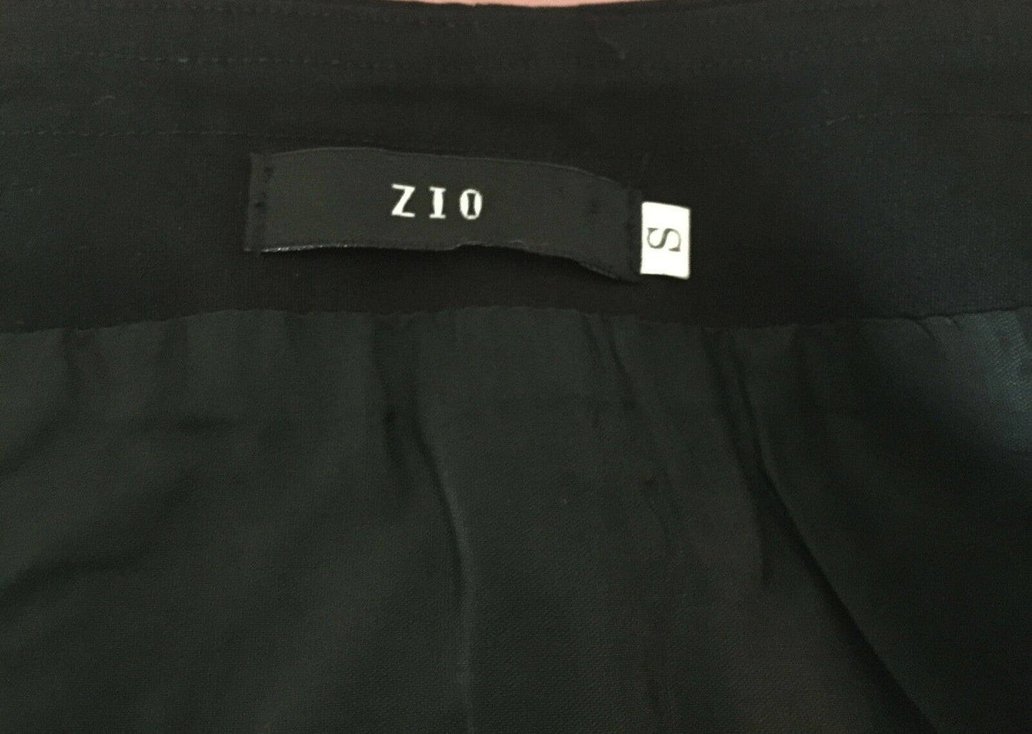 ZIO Skirt Black Stretch Embellished Detail Ladies Size S 10 Vintage