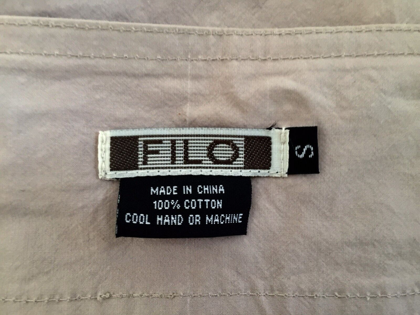 FILO Skirt Taupe Beige Pleat Ladies Size S 8 Retro