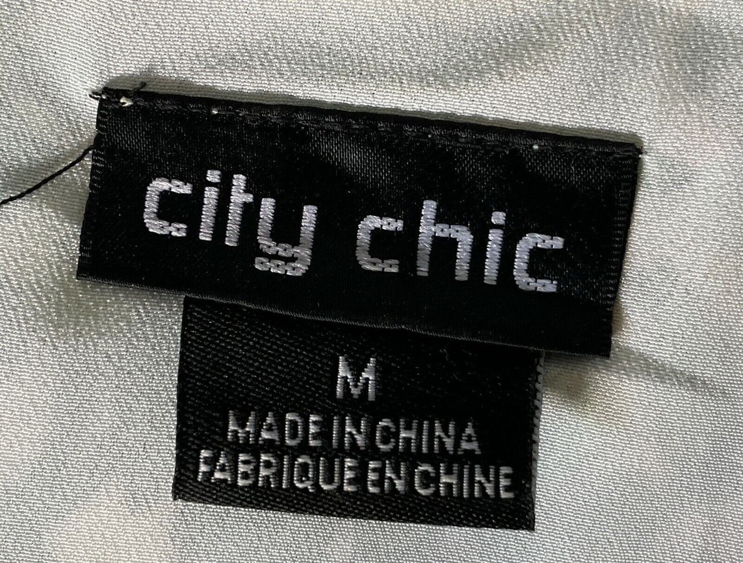 CITY CHIC Bucharest Hi Low Blouse Green & Pastel Colours Embellished Plus Size M