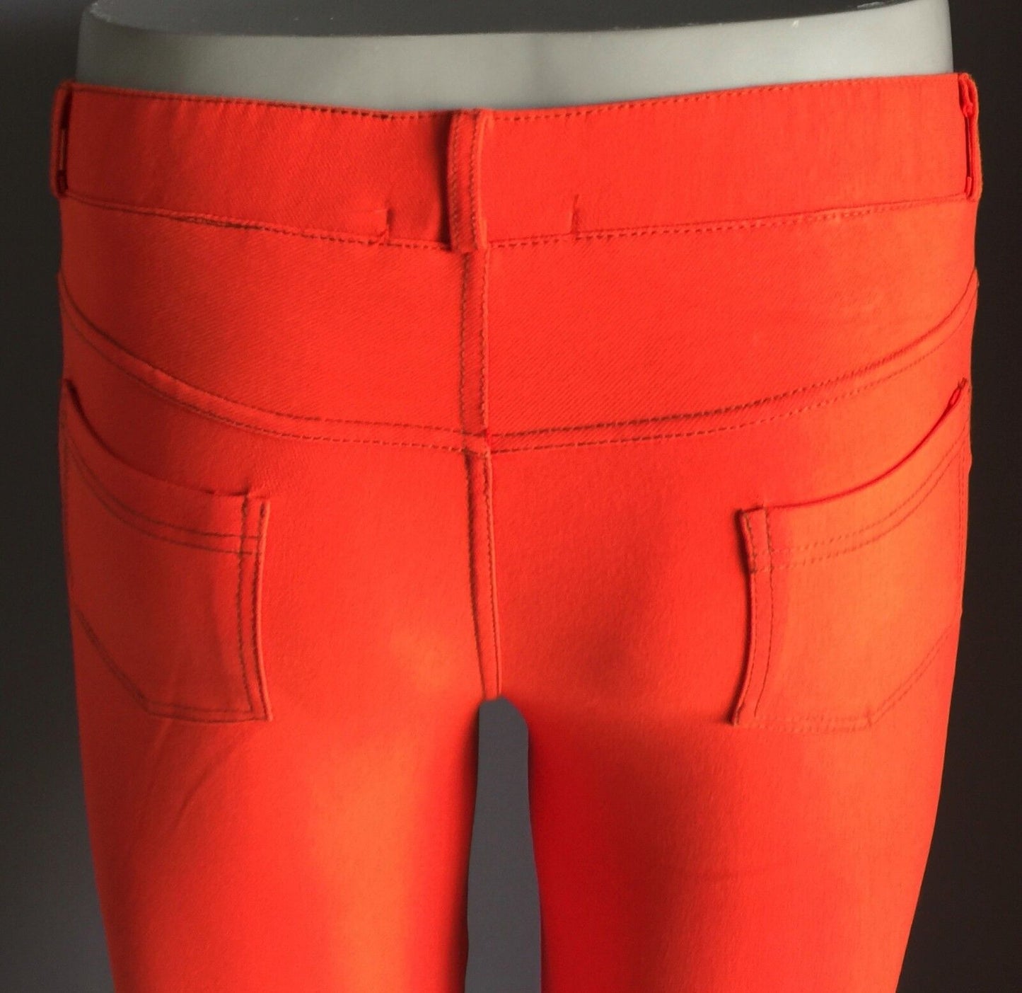 SUITE BOUTIQUE Treggings Bright Orange Stretch Tights Pants Ladies Size 14 NEW
