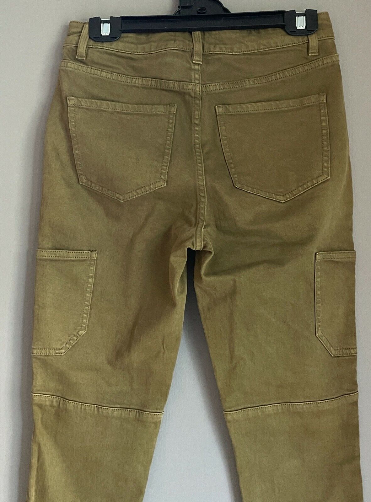 WITCHERY Cargo Pants Khaki Stretch Skinny Leg Trousers Ladies Size 8