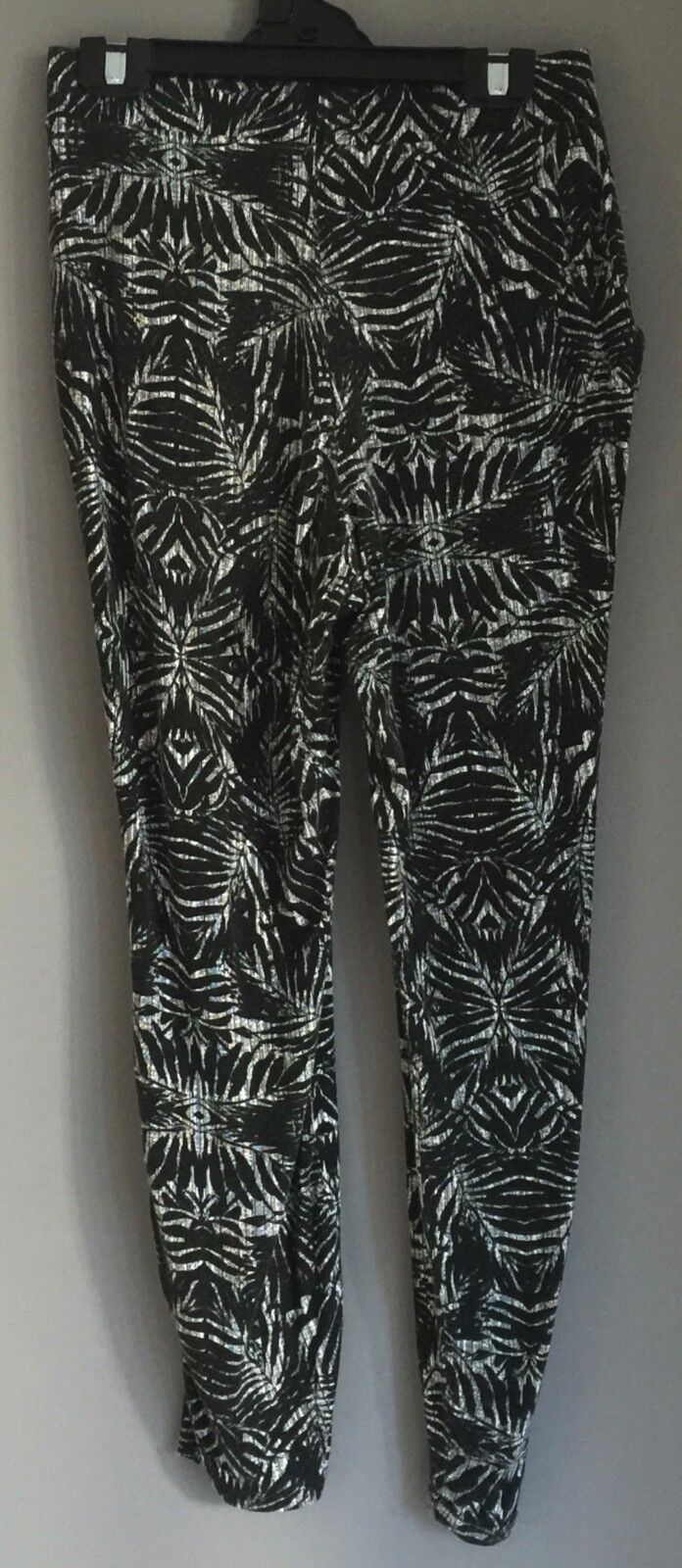 COTTON ON Lounge Pants Black & White Botanic Print Elastic Waist Size XS 8