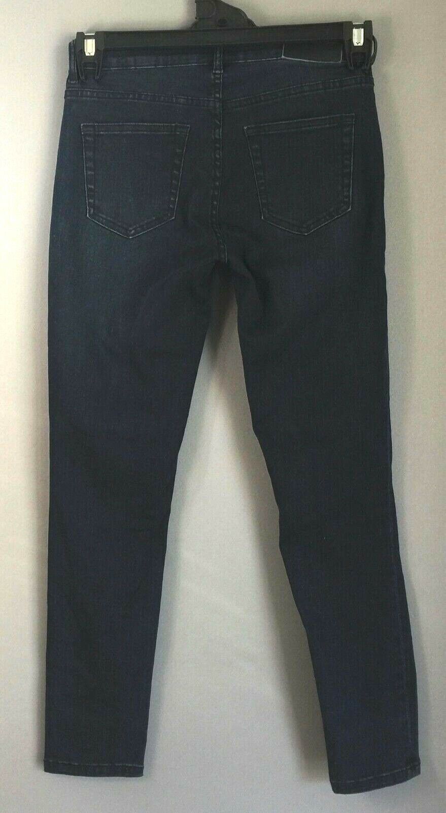 Size 8 Jeans JAG "The Leah" Mid Rise Slim Flare Blue Denim Ladies 26in Vintage