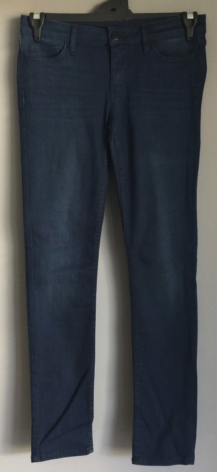 OZAK TEKSTIL Skinny Leg Size 8 10 Jeans Indigo Blue Denim Stretch Ladies 27 in