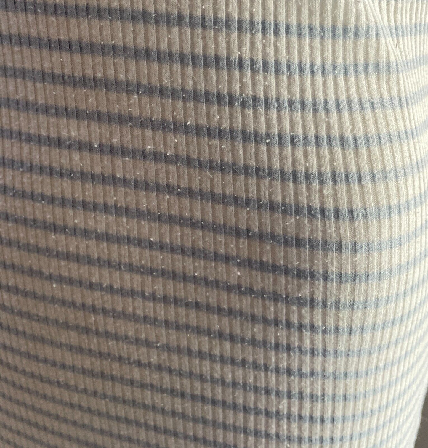 COTTON ON Dress Light Blue White Stripe Summer Rib Tube Size M 8 10 Stretch NEW