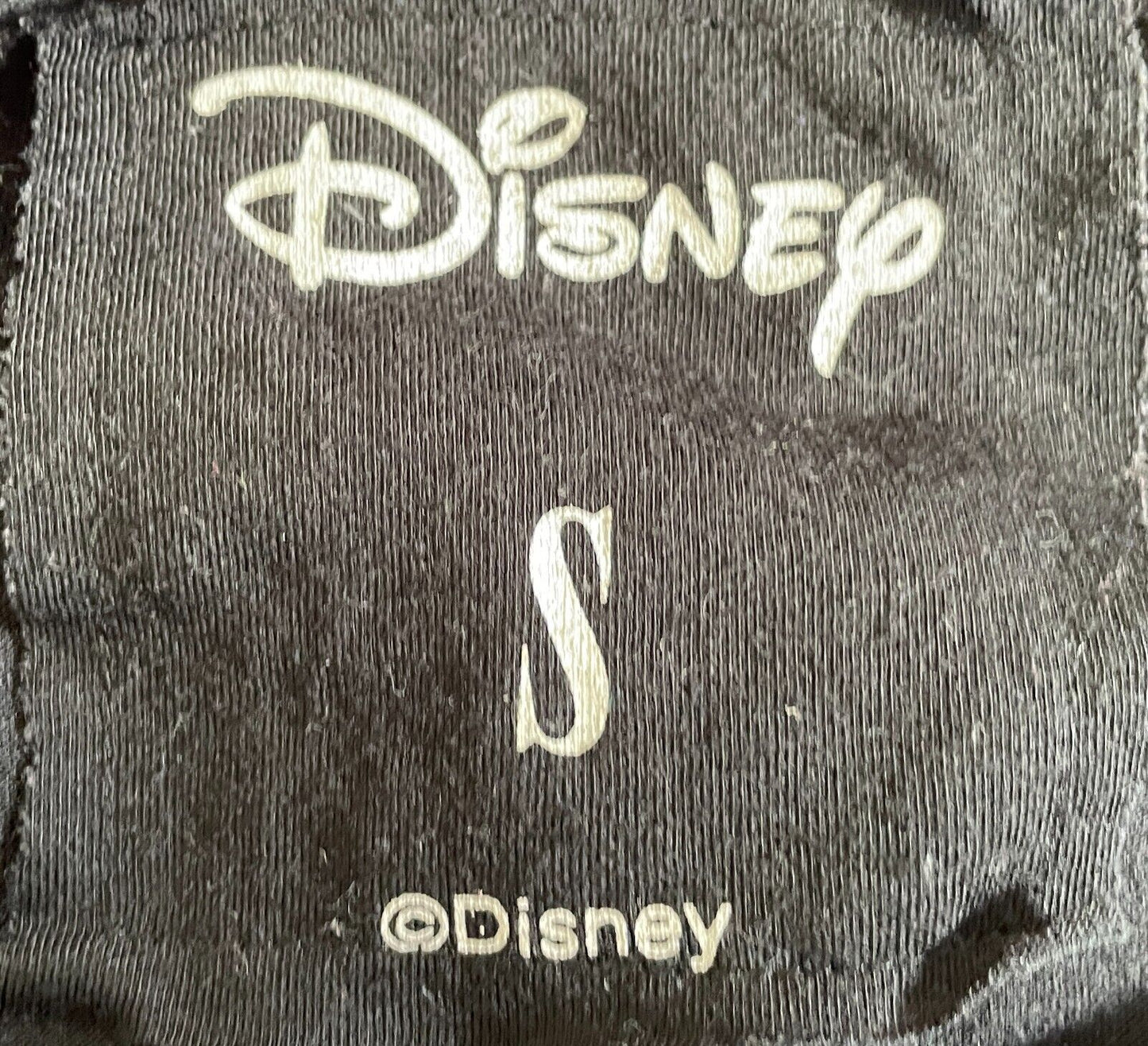 DISNEY T-Shirt Original Little Mermaid & Ursula Print Black Top Size S 10