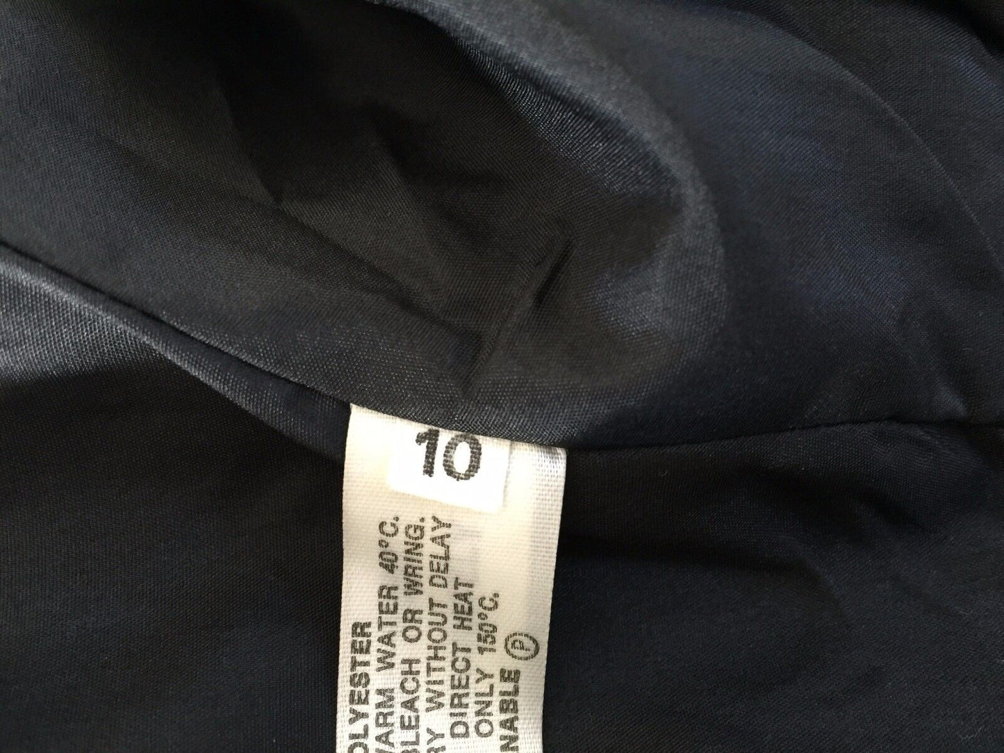 PRIVATE LABEL by EVENTS Jacket Black & White Dot Peplum Waist Size 10 Vintage