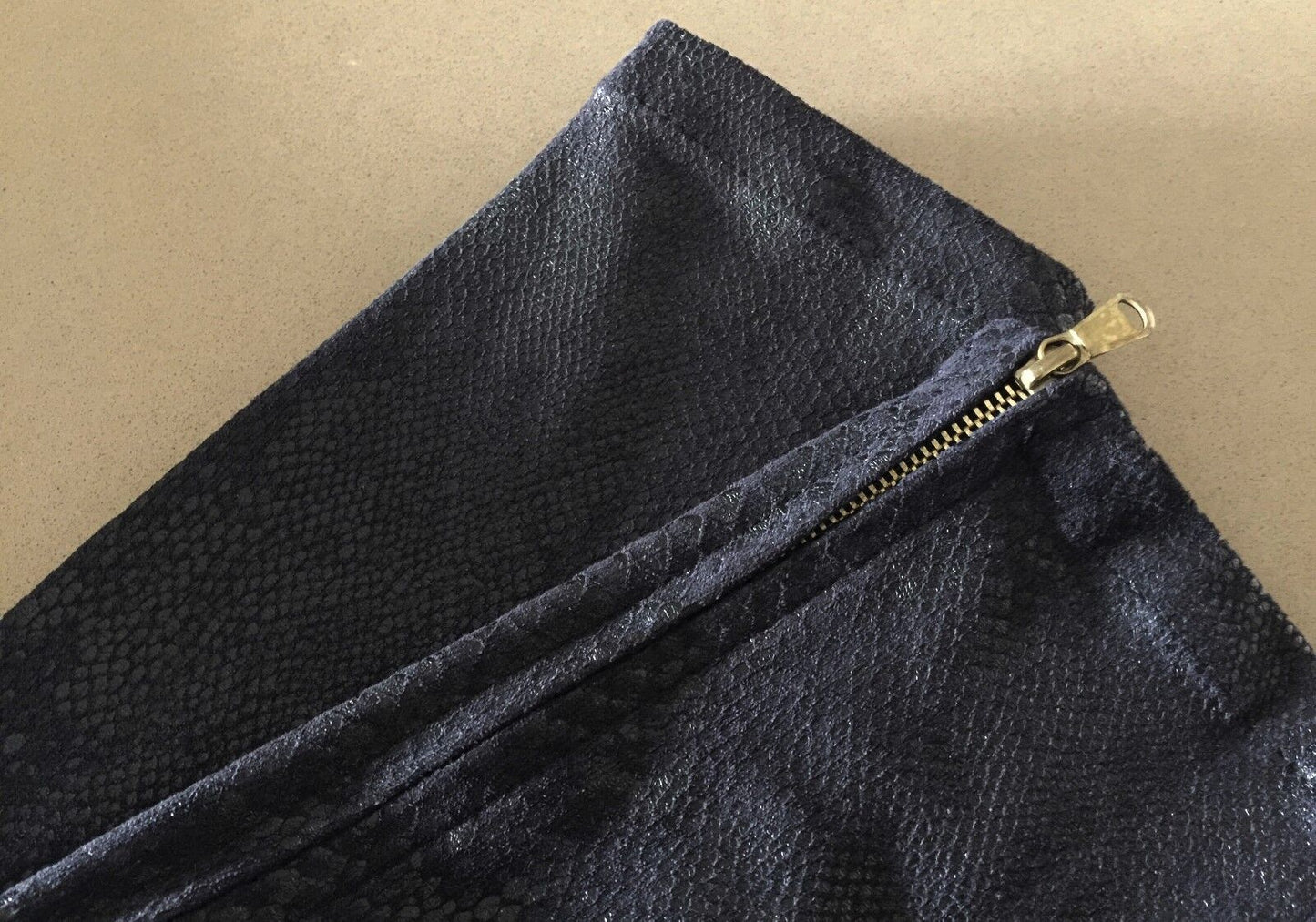 ZARA BASIC Treggings Black Skinny Ankle Zip Pants Jeggings EU 34 AU6
