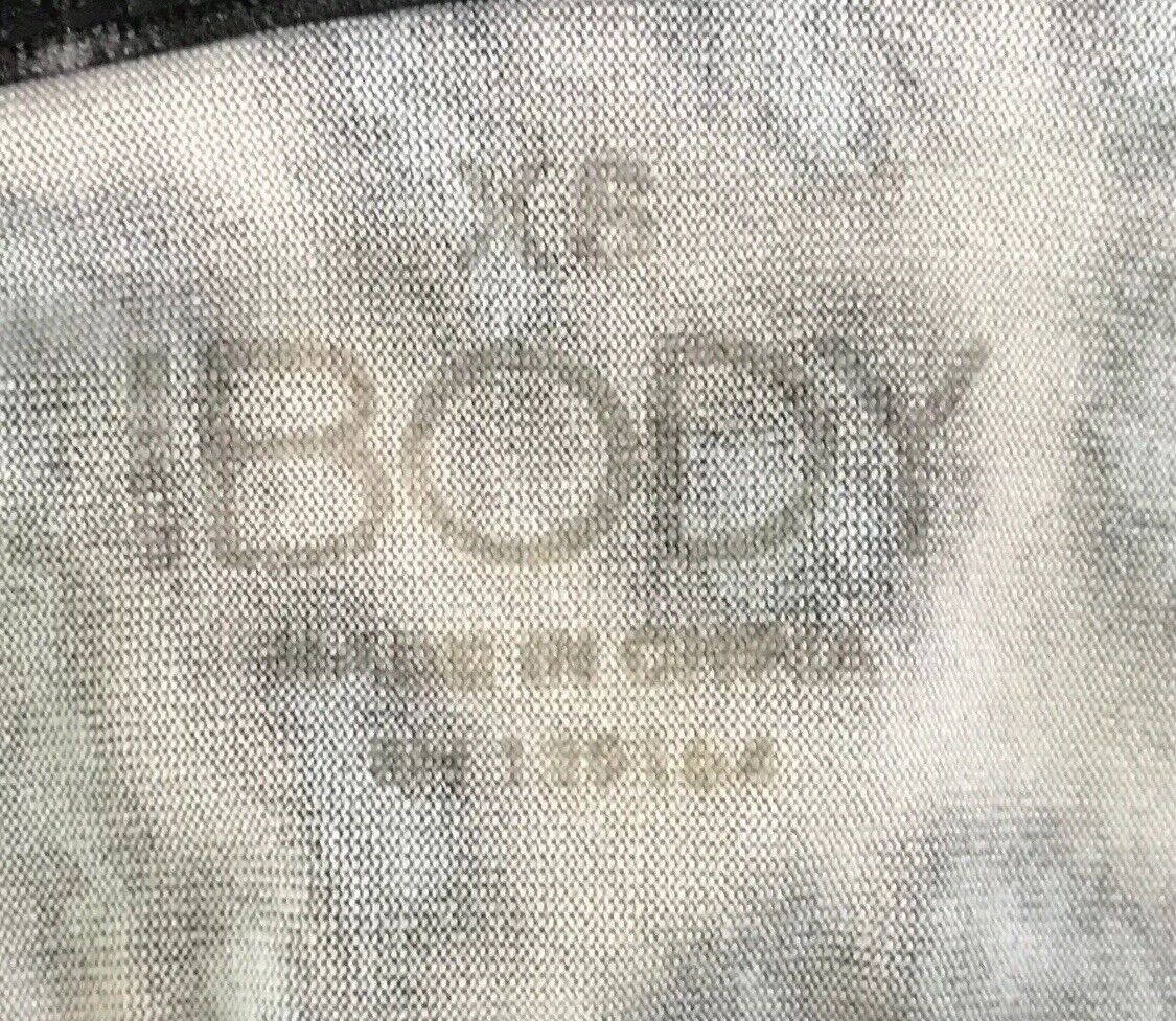 COTTON ON Crop Top Grey & Black Animal Print Ladies Size XS 8 NEW