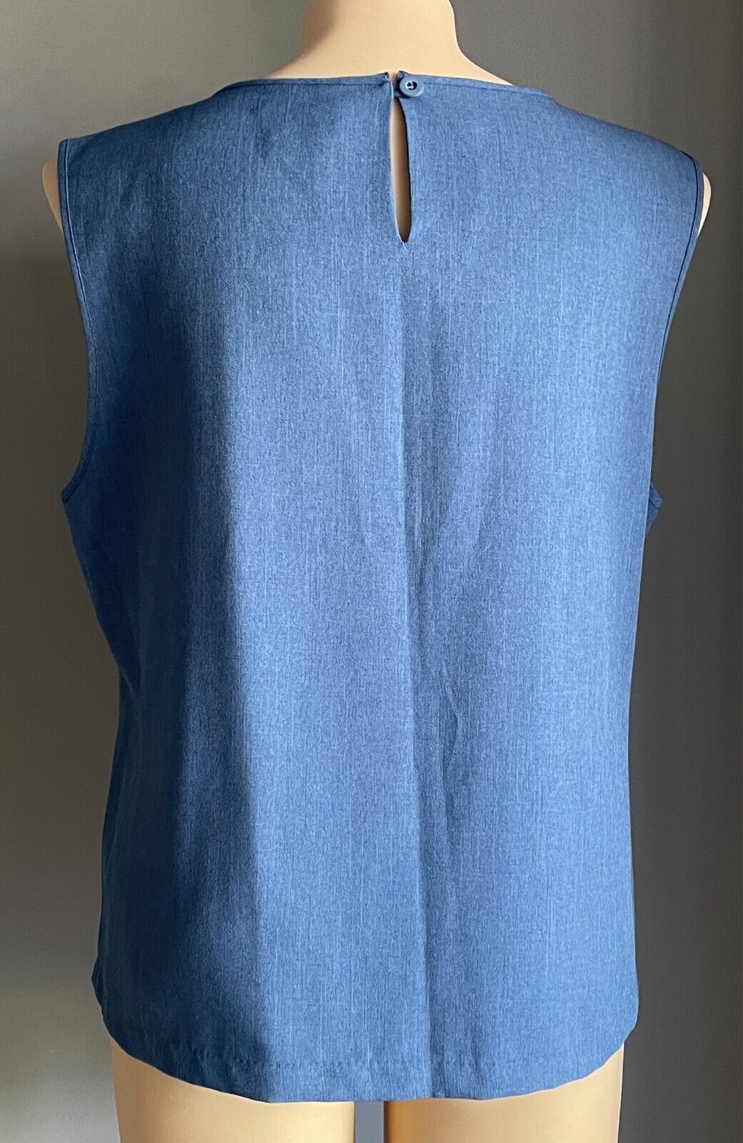 MILLERS Cami Top Blue Sleeveless Round Neck Blouse Tank Plus Size 20