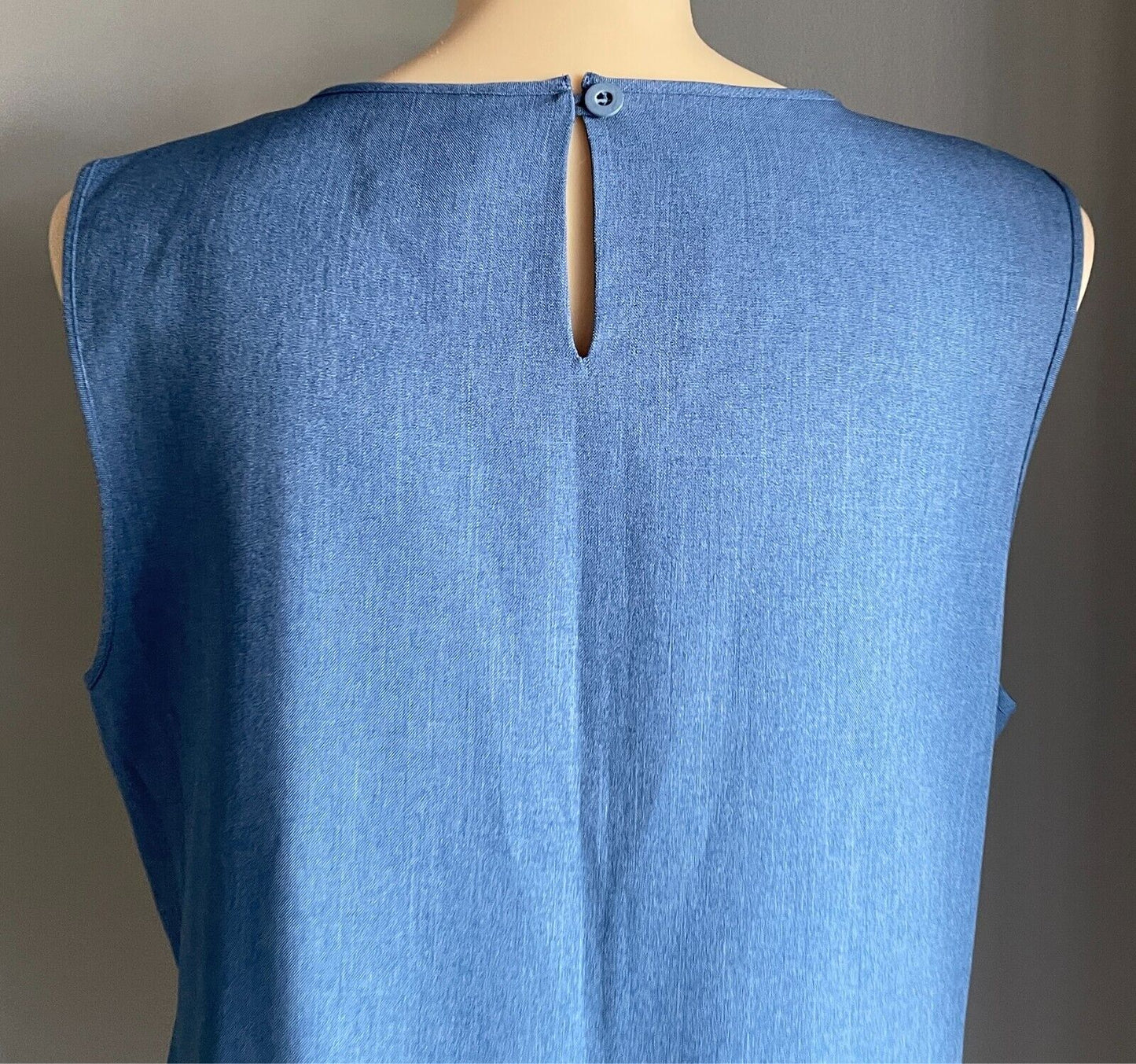 MILLERS Cami Top Blue Sleeveless Round Neck Blouse Tank Plus Size 20