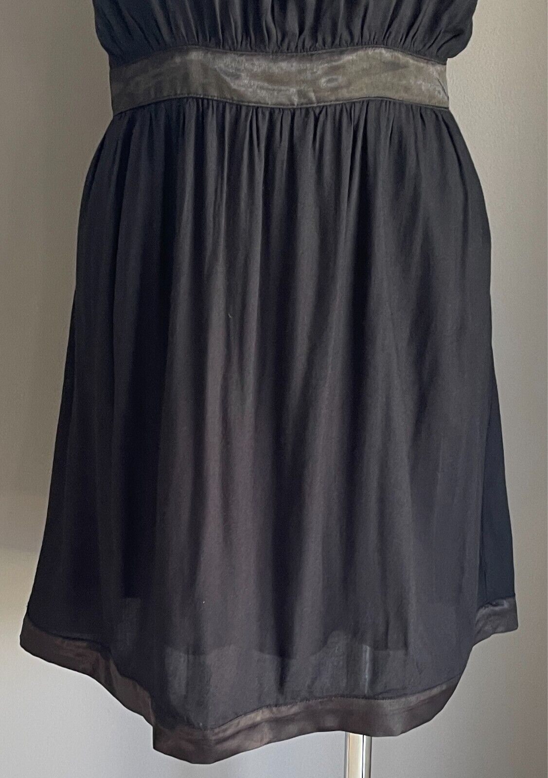 4TH AND BLEEKER for BILLABONG Halter Neck Dress Black Size S 10 Backless NEW