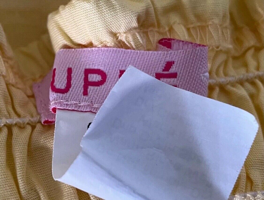 SUPRE Sun Dress Sunny Yellow Sleeveless Spaghetti Strap Ladies Size XS 8 NEW