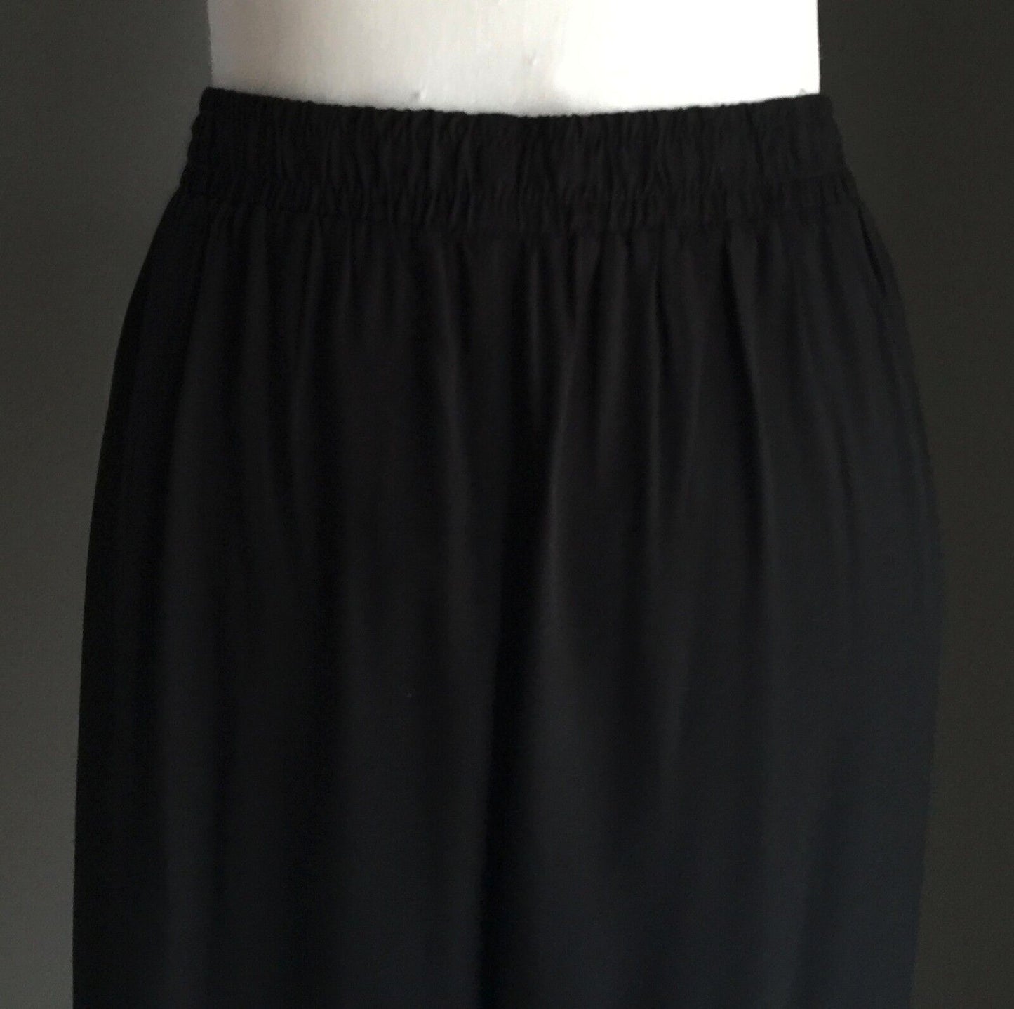 ED.IT.ED PLUS Pants Black Lounge Style Relaxed w Zip Detail Plus Size 18 NEW