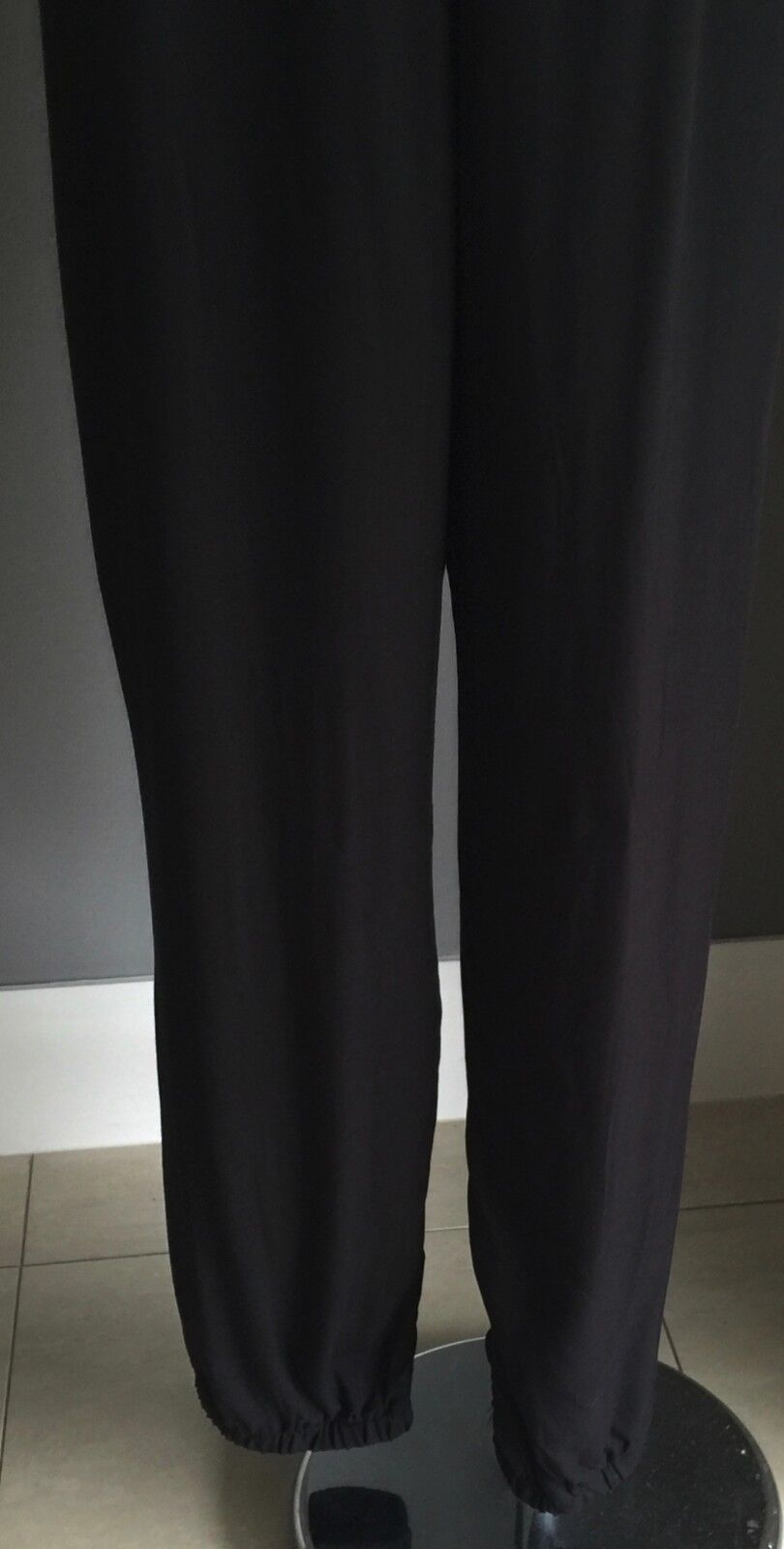 ED.IT.ED PLUS Pants Black Lounge Style Relaxed w Zip Detail Plus Size 18 NEW