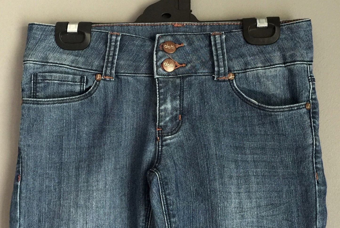 DOTTI Denim Jeans Diamond Skinny Leg Blue Denim Ladies Size 6 Great Condition