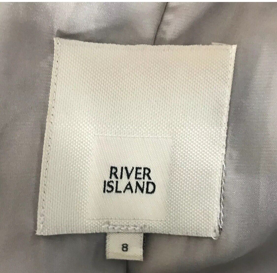 RIVER ISLAND Jacket Floral Blush Pink Ruched Tie Sleeve Blazer Ladies Size 8 10