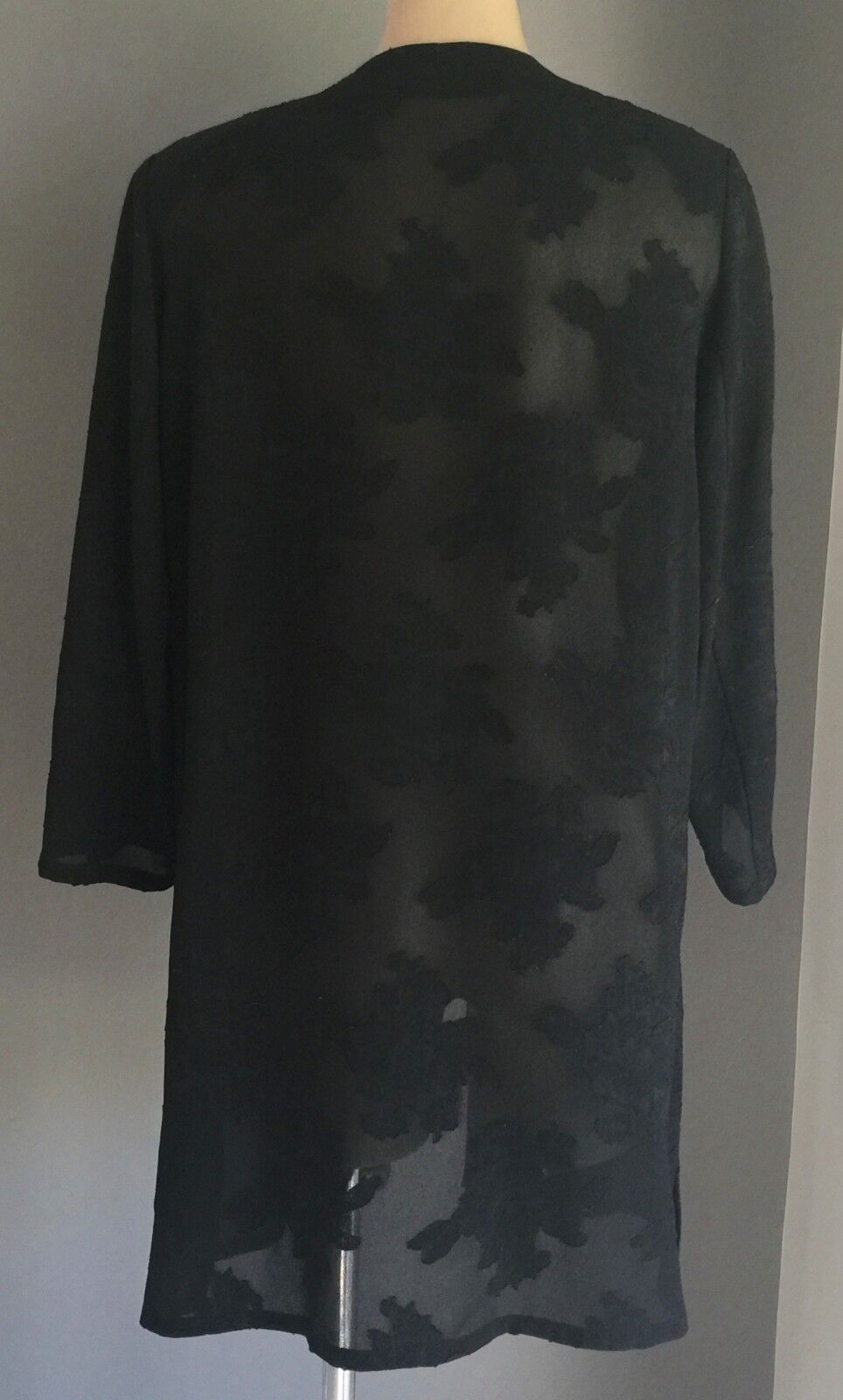 ANDRE JOHN Lightweight Round Collar Long Jacket Ladies Size 12 - Timeless