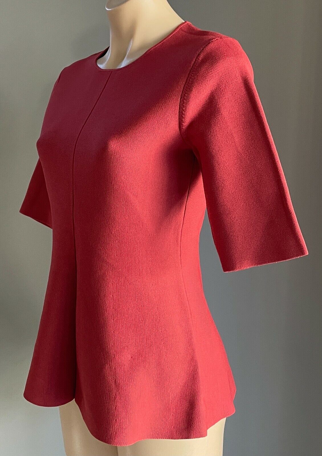 WITCHERY Top Dusty Rose Pink Short Sleeve Knit Sweater Ladies Size S 10 New