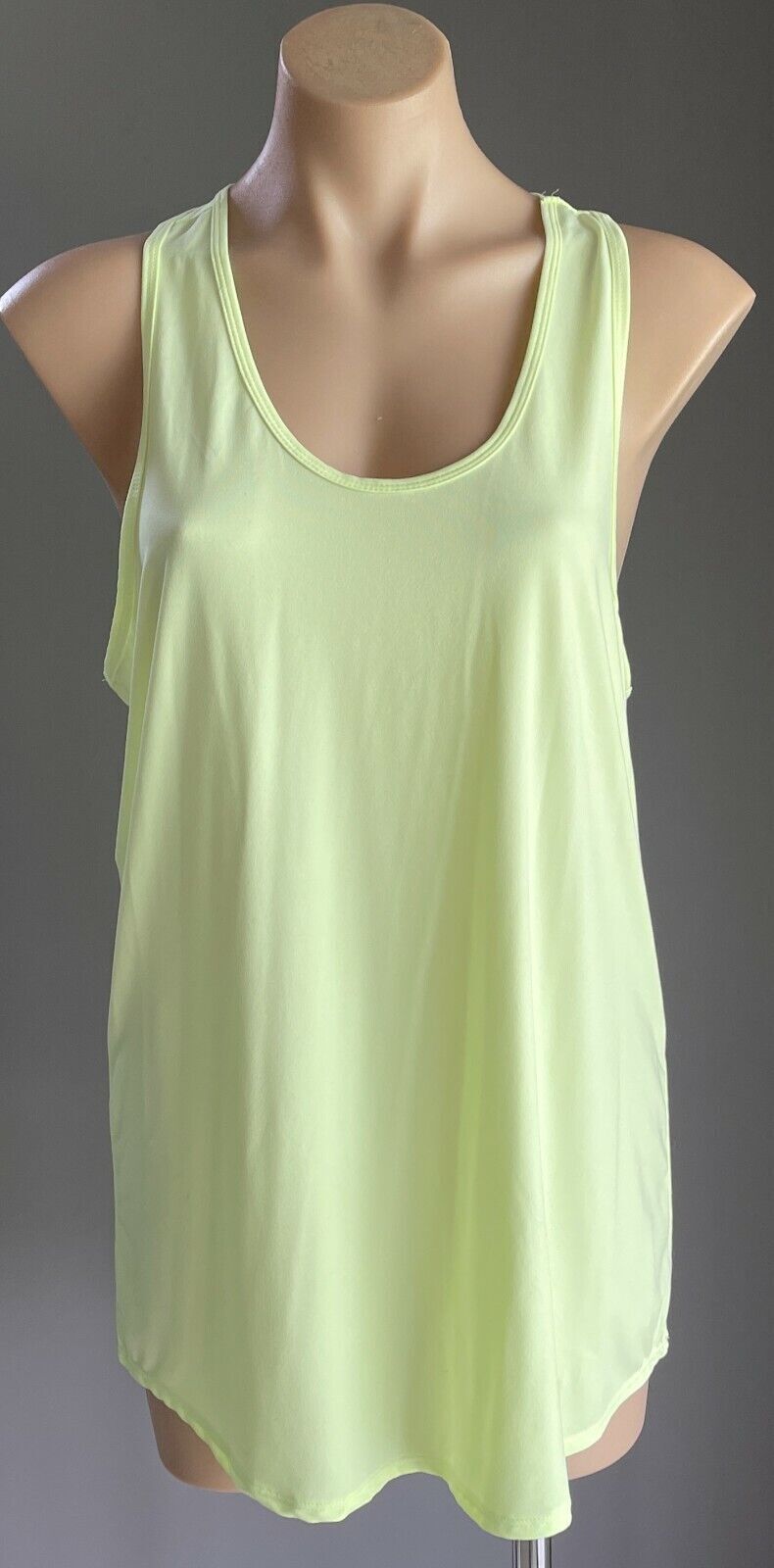 ACTIVE & CO Tank Top Citrus Ice Singlet Activewear Core Racer Back Size 16 NEW