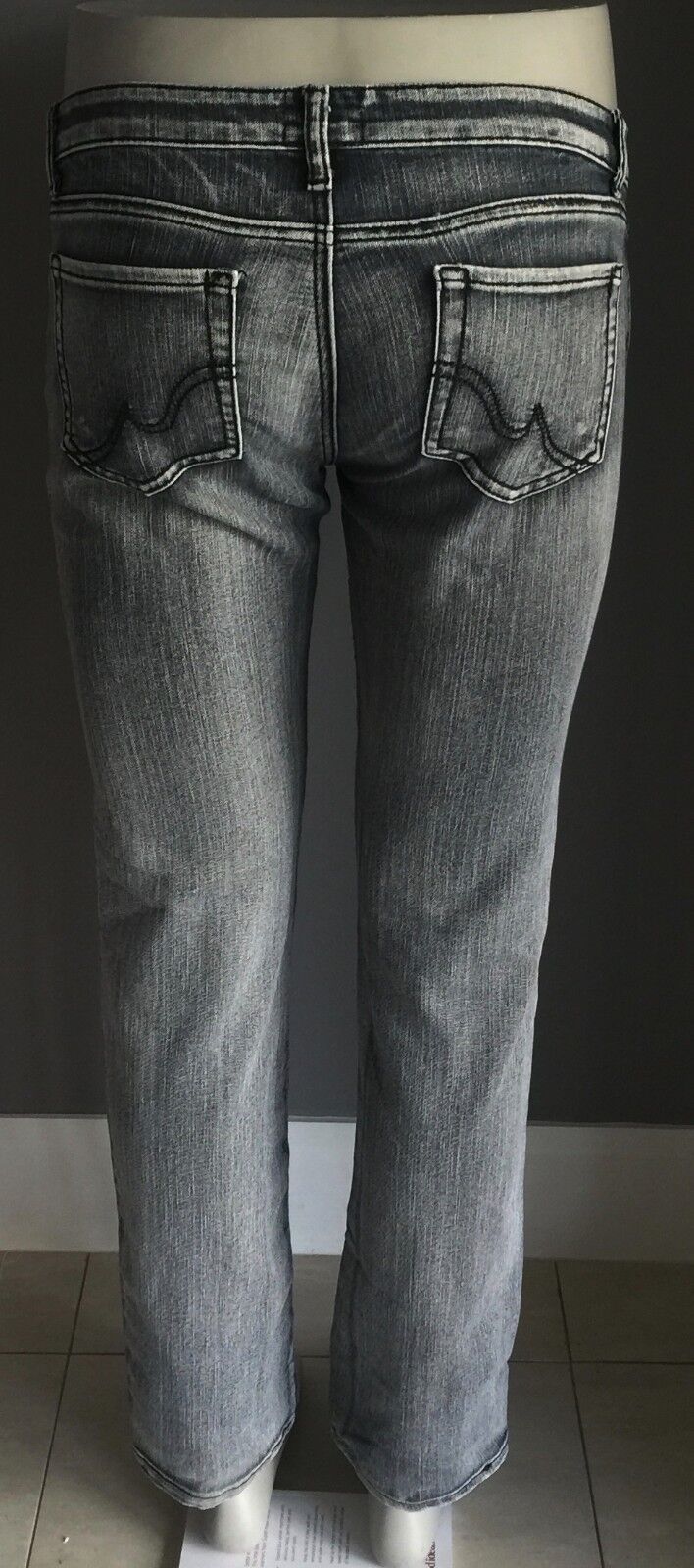PURE HYPE Grey Wash Skinny Leg Denim Ladies Size 12 Jeans