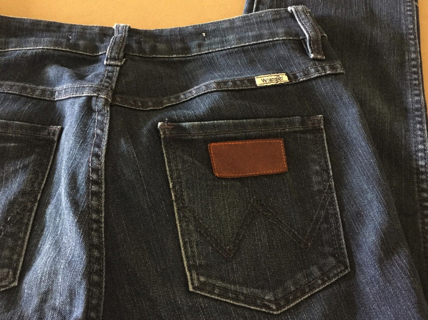 WRANGLER "Mid Twiggy" Cut Off Blue Denim Skinny Leg Rollup Vintage Size 10 Jeans