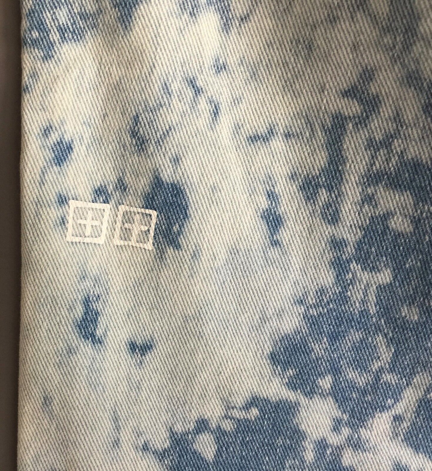 KSUBI Jeans Super Spray On Mottle Faded Denim Ladies 28 inch Size 10