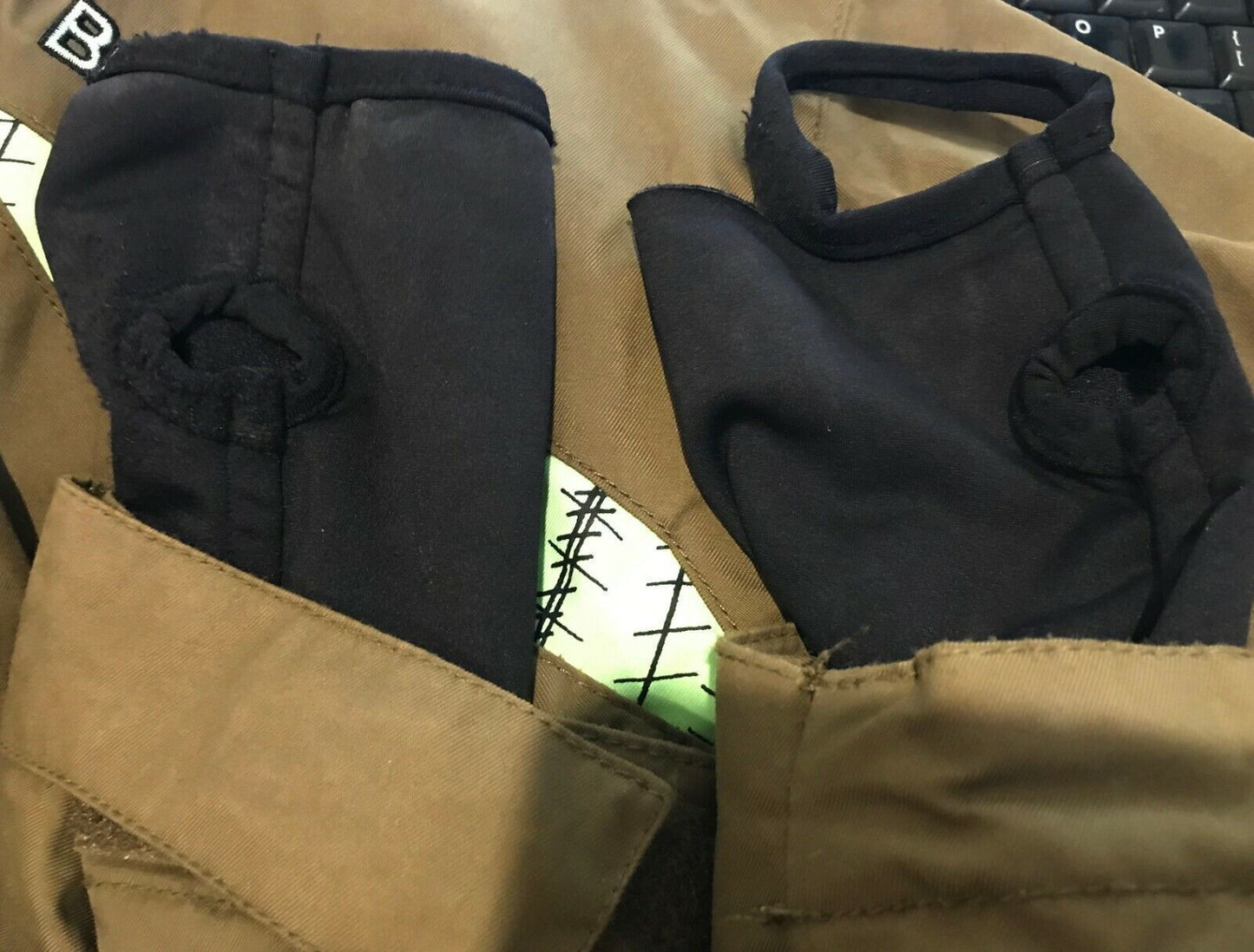 BILLABONG Ilio Series Ski Jacket Brown Khaki Snow Board Winter Ladies Size S 10