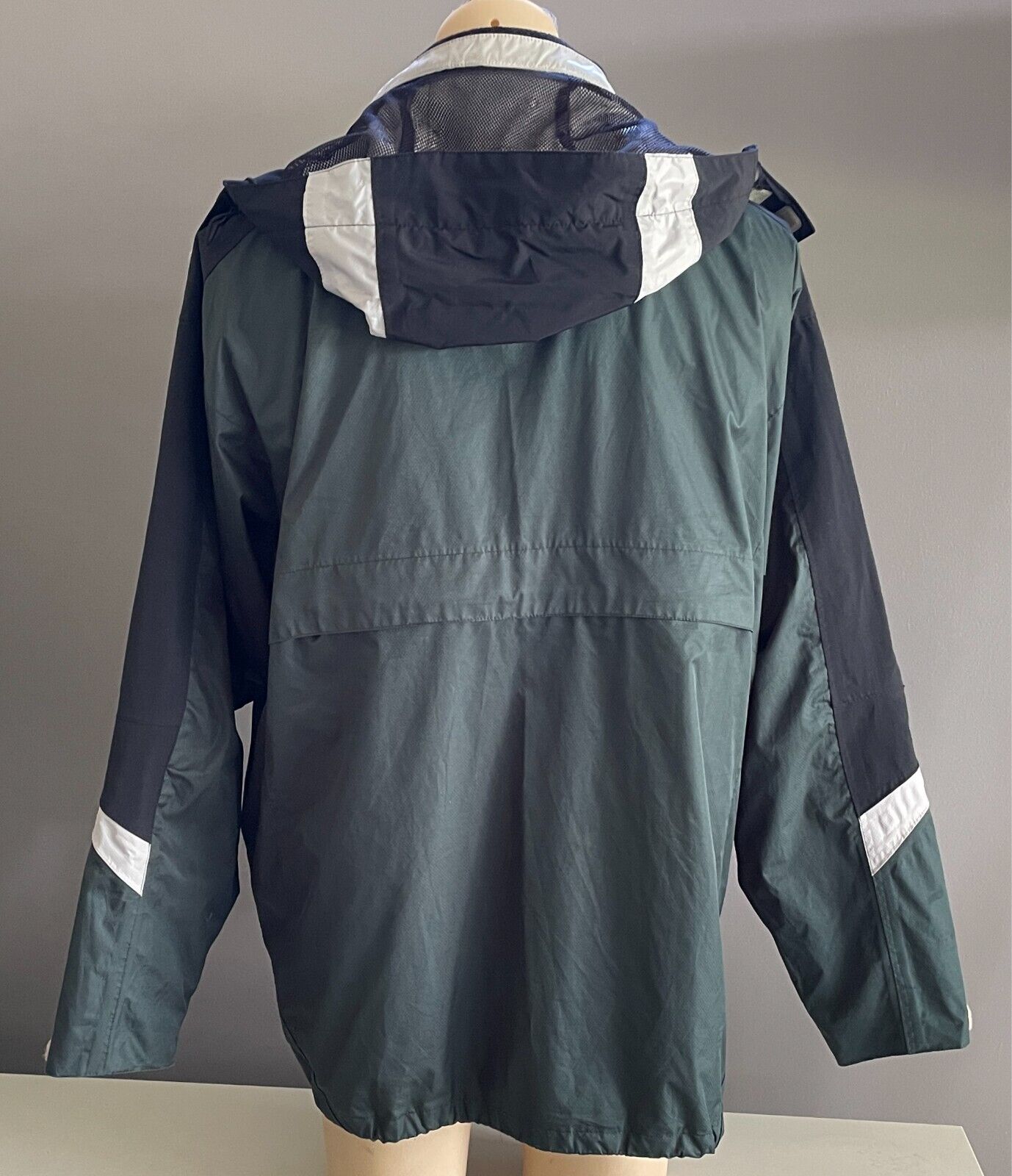 BLIZZARD Green Black Grey Waterproof Windproof Jacket Hood Mens Size XL Outdoors