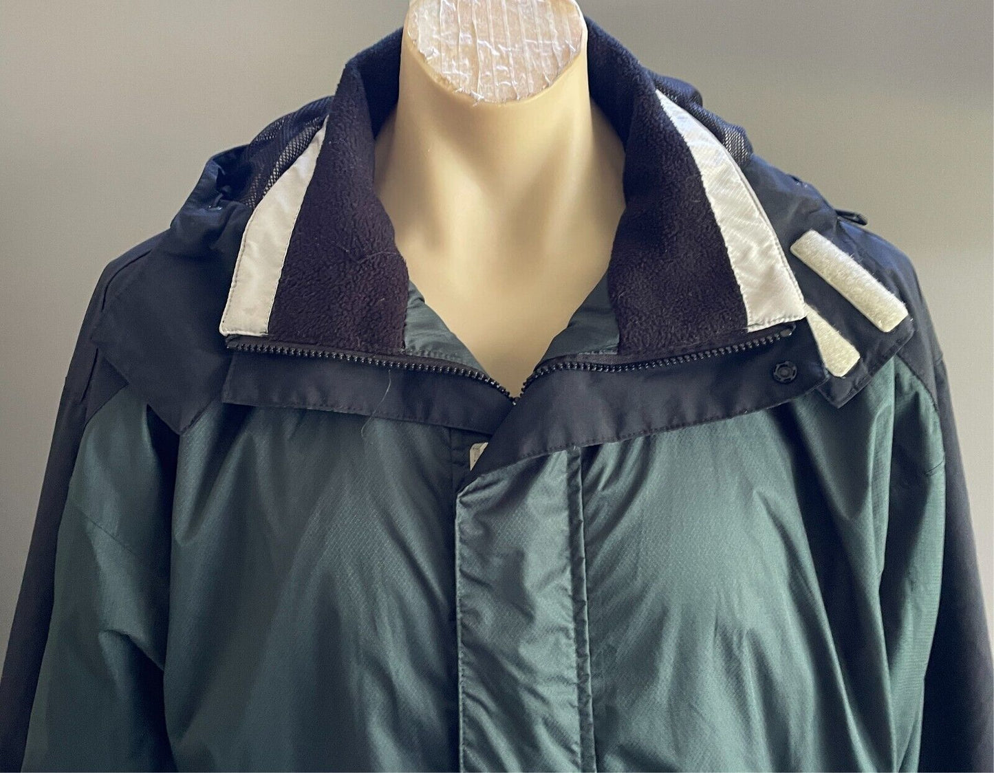 BLIZZARD Green Black Grey Waterproof Windproof Jacket Hood Mens Size XL Outdoors