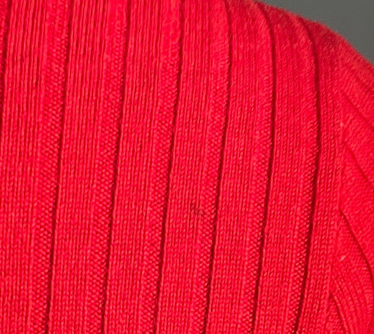 TARGET Cardigan Red Wool Ribbed Knit Size 14 Long Sleeves Stretch Aussie Vintage