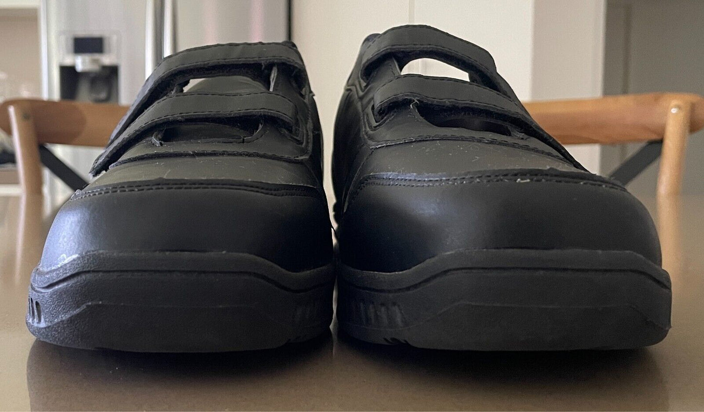 ANKO Mens Black Synthetic Casual Sneakers Adjustable Size AU UK 9/US 10/ EUR 41