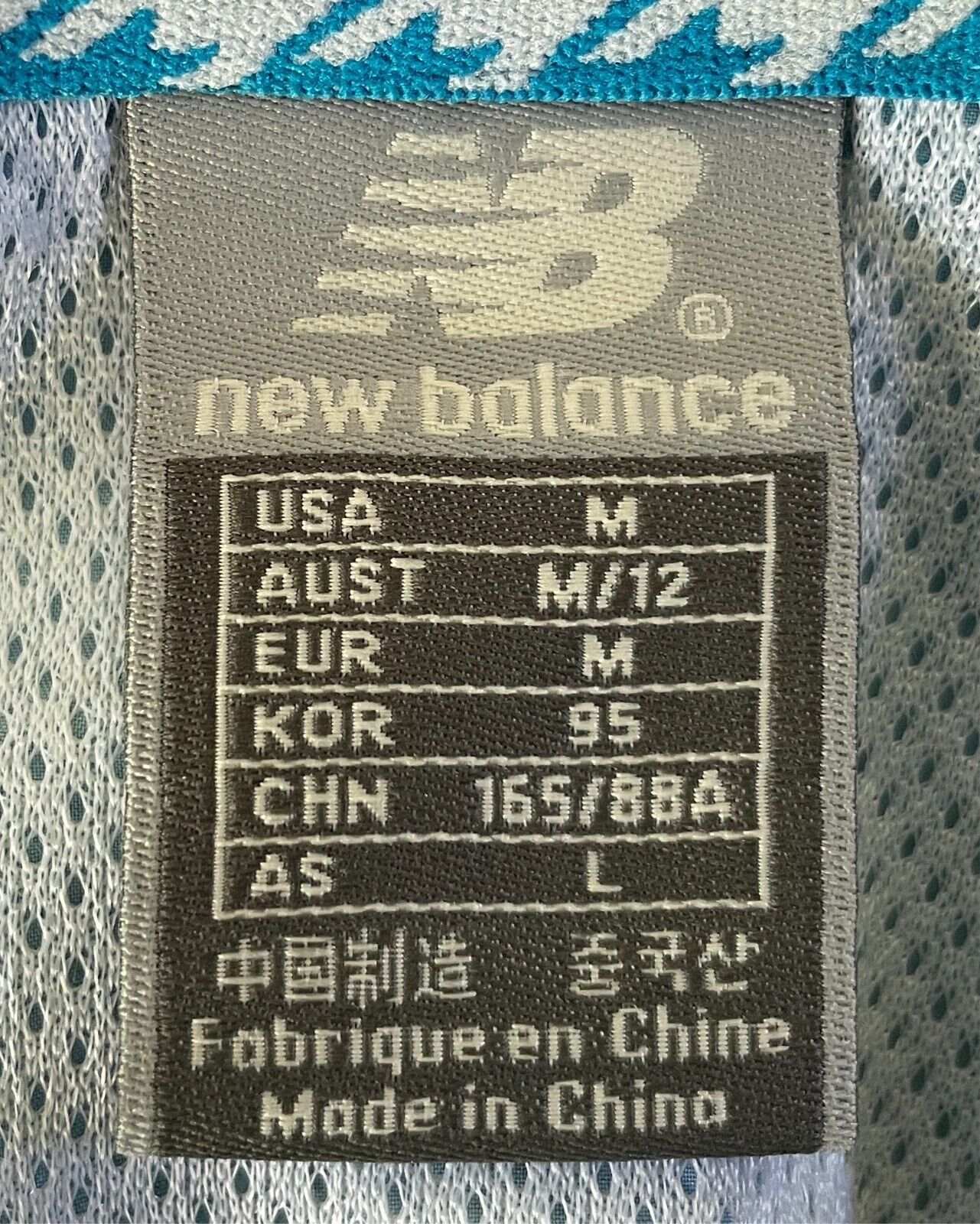 NEW BALANCE Tennis Australia Lightweight Spray Hoodie Jacket Sze M 12 Blue Green