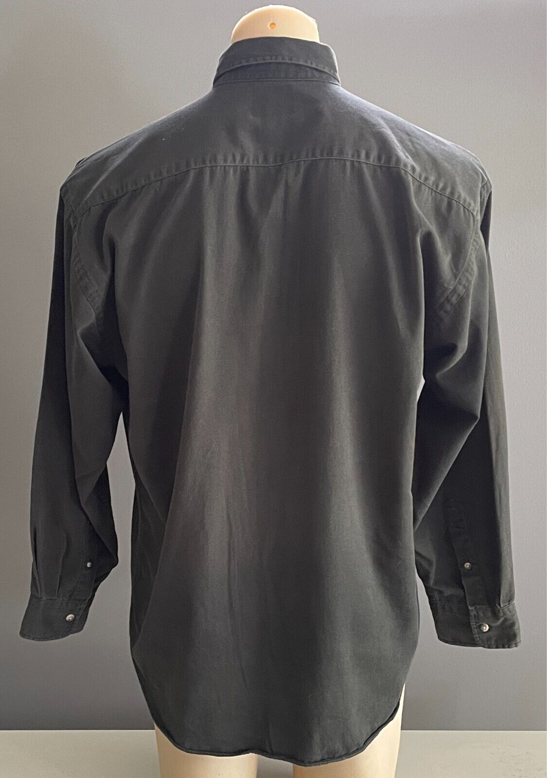 CARLTON DRAUGHT Shirt Very Dark Green Long Sleeve Shirt Mens Size M Cotton Logo