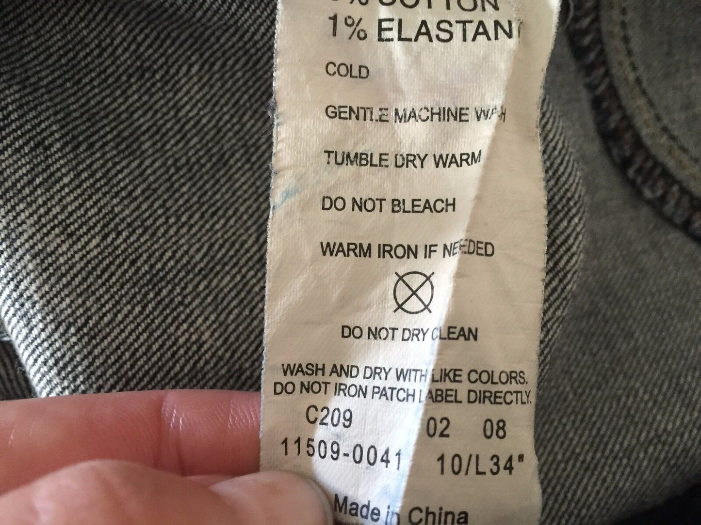 Womens LEVIS 509 Jeans Low Skinny Leg Blue Denim 5 Pocket RedTab Size 10 Vintage