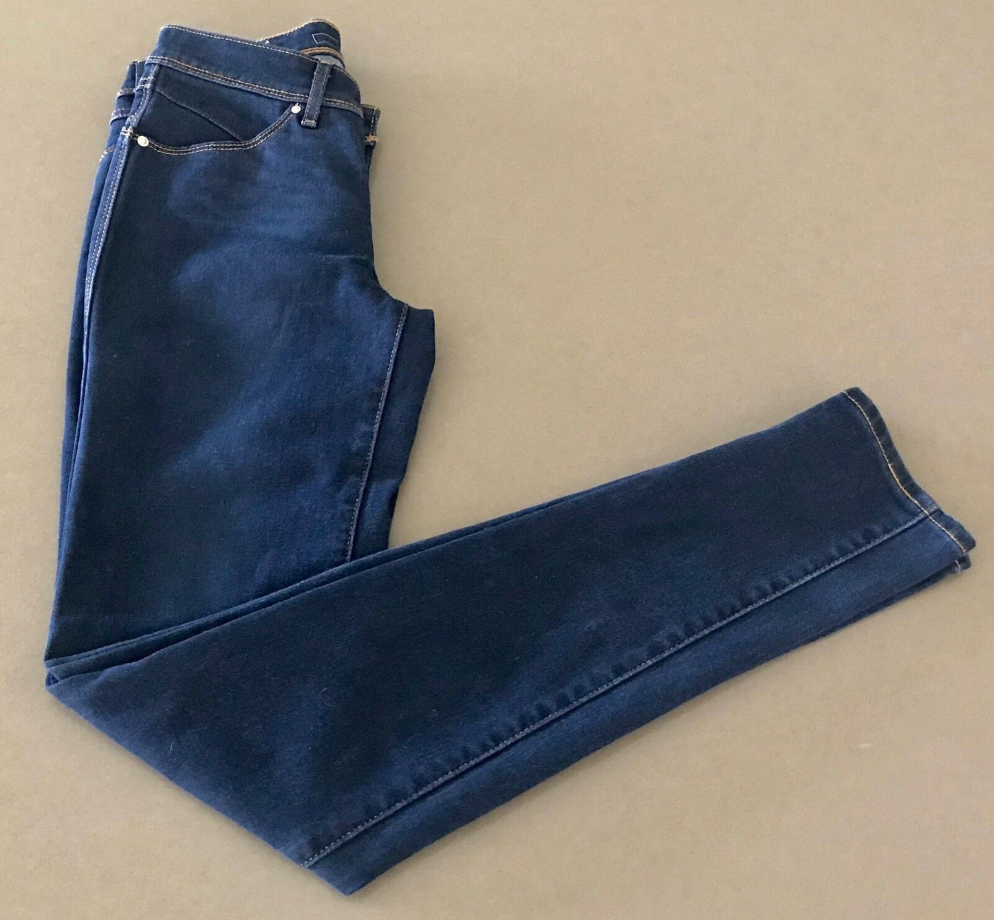 Womens LEVI'S Jeans Blue Denim Mid Rise Skinny Leg Jeans Ladies Size 25 LEVIS