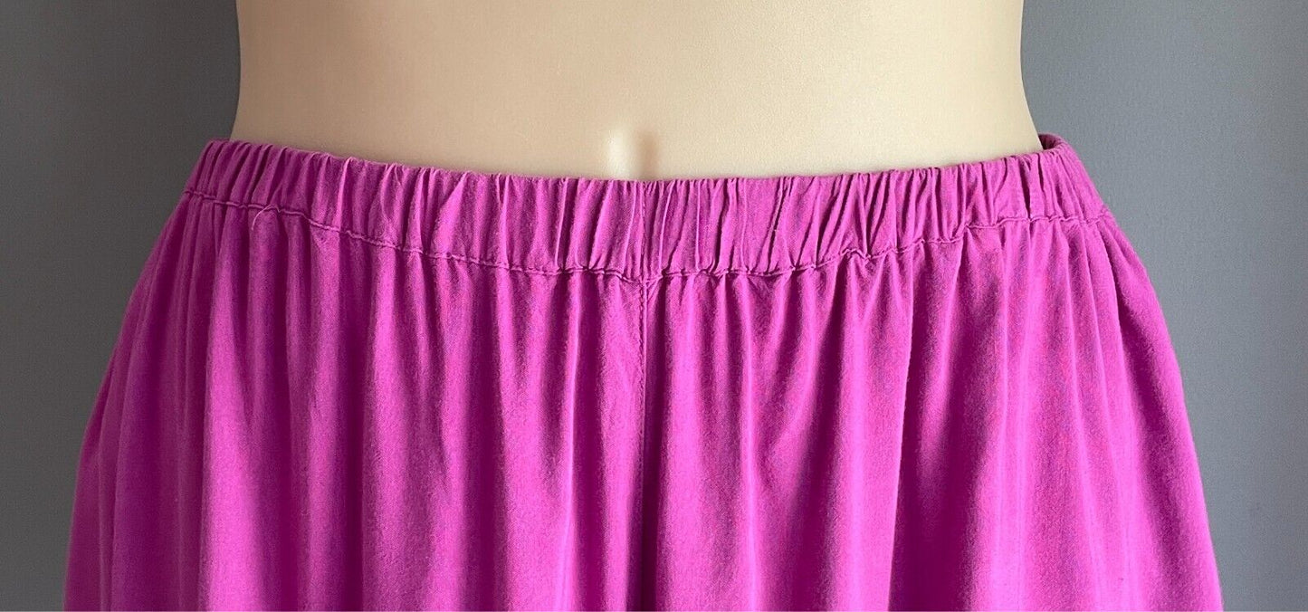 CITY CHIC Shorts Orchid Hot Pink Elastic Waist Relaxed Plus Size M Pockets
