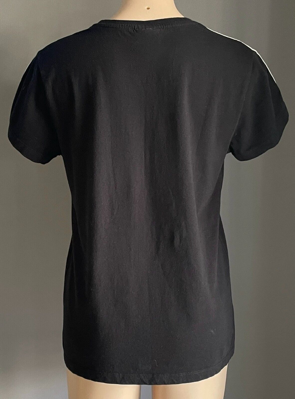 MARVEL Black "Captain America" T-Shirt Short Sleeves Stretch Tee Size L