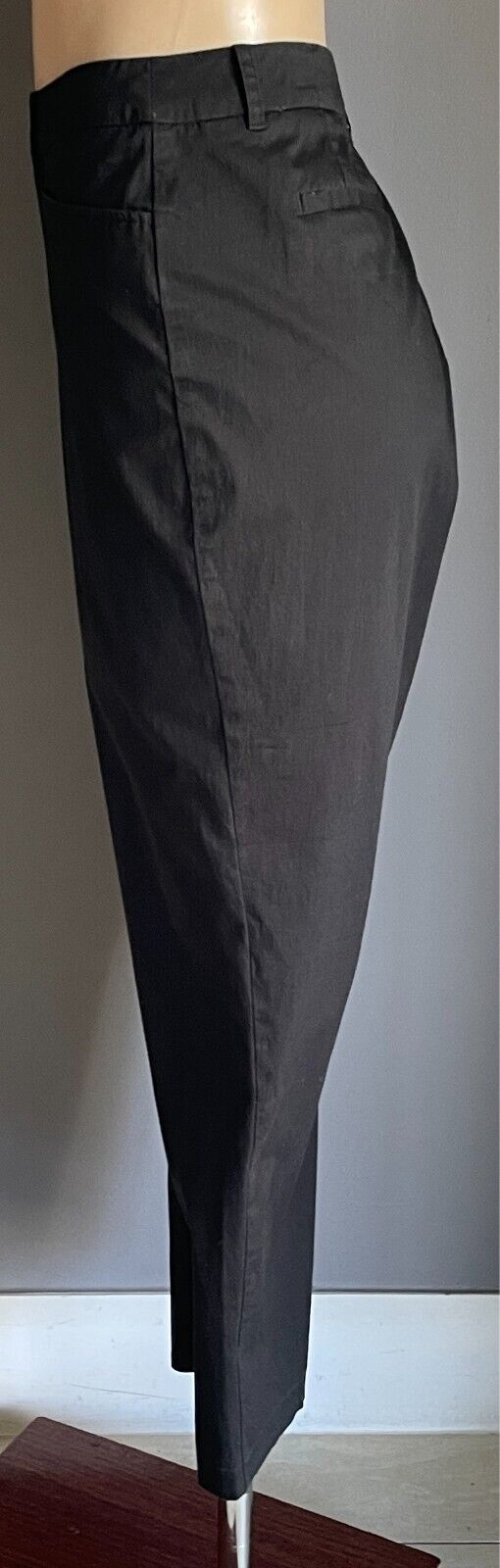 SPORTSCRAFT Black Cotton Blend Cropped Length Pants Size 16 Stretch