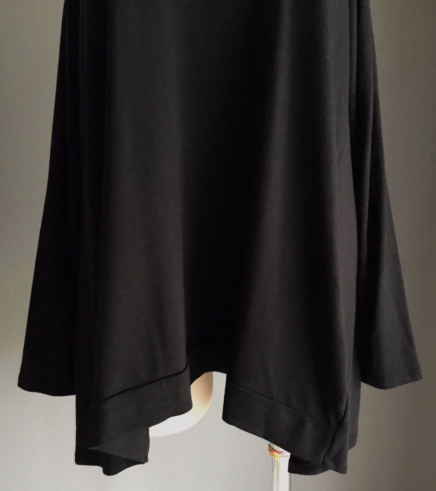 PIPER Top Black Cold Shoulder Long Sleeve Ladies Size M 10 12
